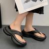 Thick Platform Women's Eva Flip Flops Summer  Thick Sole Non Slip Beach Sandals Woman Fashion Clip Toe Wedge Heel Slippers