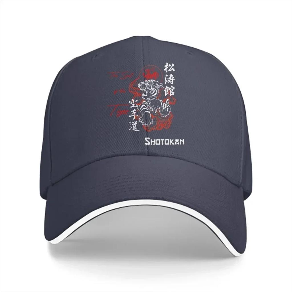 Washed Mens Baseball Cap Soul Of Tiger Shotokan Trucker Snapback Caps Dad Hat Kyokushin Karate Bushido Golf Hats