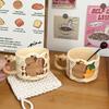 Stackable Cartoon Capybara Mug Unique Handle Capybara Themed Drinkware  Kitchen Accessories