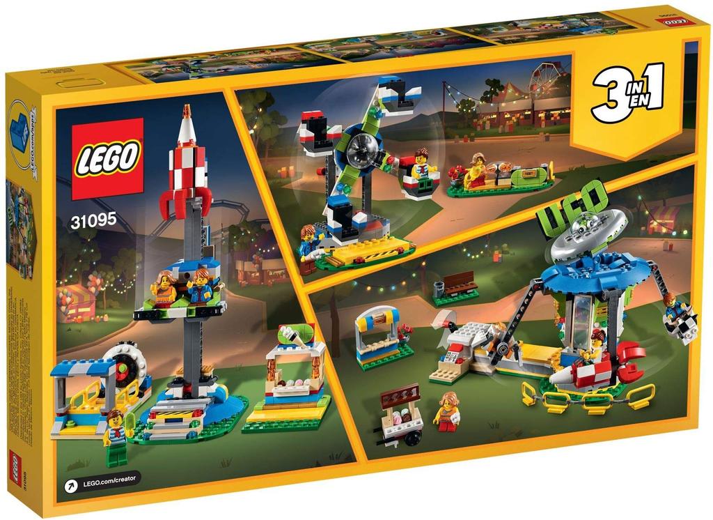 LEGO Парк развлечений Creator Space Ride 31095 Игрушка-блок для девочек и мальчиков
