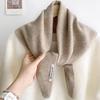 British Korean Style Niche Wool Knitted Triangular Knitted Women Headscarf Multi-functional Scarf Scarf Warm Scarf Knited