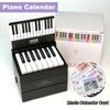 Taylor Piano Calendar 2025 Piano Desk Calendar Playable Mini Piano Calendar Music Sheets Toy Desktop Ornaments Gifts for Fans