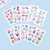 10pcs Cartoon Mermaid Temporary Tattoo Stickers Kids Girls Mermaid Theme Birthday Party Favors Decoration Pinata Filler Toy Gift