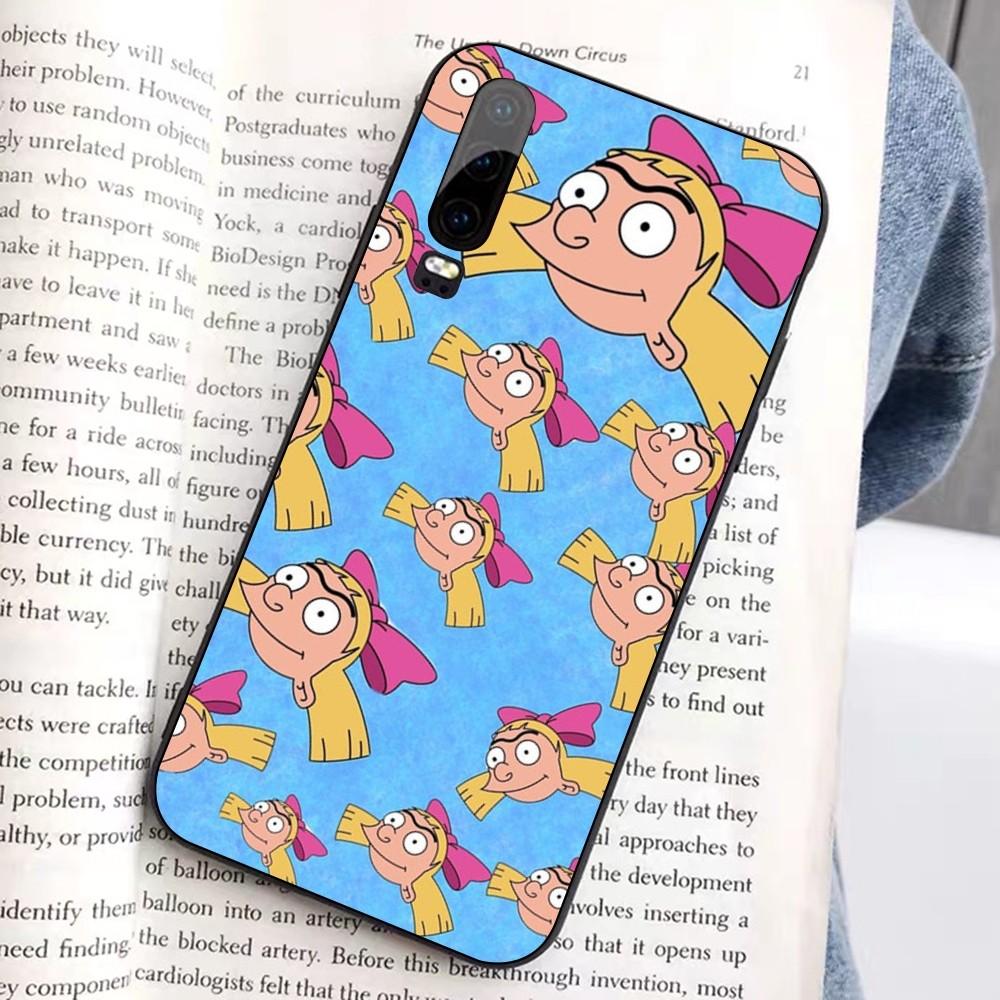Hey Arnold Helga Bonito Phone Case For Huawei Honor 10 Lite 9 20 7A 9X 30 50 60 70 Pro Plus Soft Silicone Cover