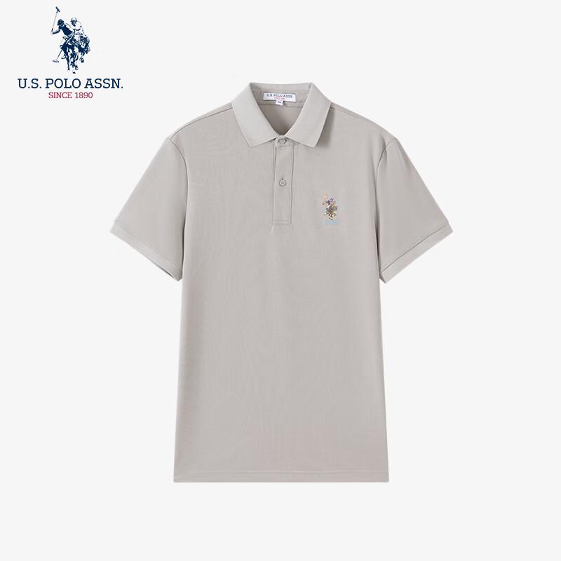U.S. Polo Assn. Мужская повседневная рубашка-поло с воротником