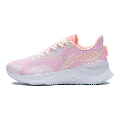 Li Ning Yue Ying 1.0 ультра легкие дышащие низкие кроссовки женские кроссовки розовые белые ARHS028-3