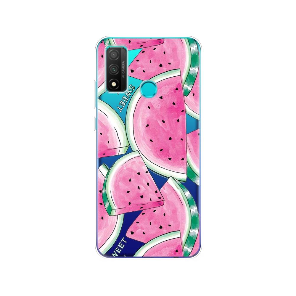 Чехол для Huawei P smart 2020, мягкий силиконовый чехол из ТПУ на заднюю панель телефона PSmart 2020 POT-LX1A, 6,21 дюйма, защитный чехол-бампер, чехол