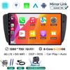 Android 14 Автомобильное радио для Seat Ibiza 6j 2009 - 2012 Мультимедийный видеоплеер QLED сенсорный экран GPS-навигация Carplay Auto Stereo