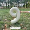 Large Milk White Number Balloons (32/40 Inch) – Ideal for Kids' Birthday Parties and Outdoor Photo Props