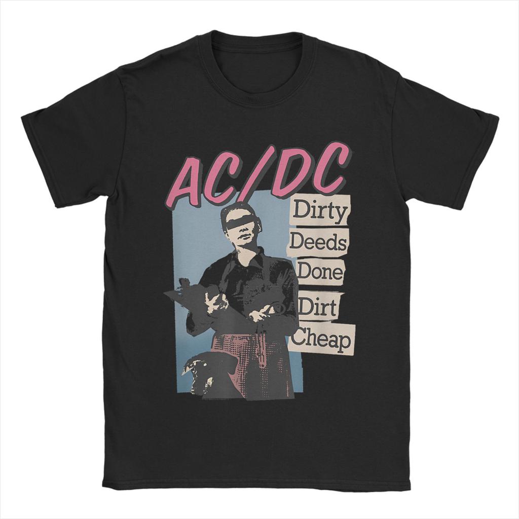 Сумасшедшая футболка рок-группы AC для мужчин с круглым вырезом, 100% хлопок, футболки DC PWRUP, сценический свет, футболка с коротким рукавом, одежда