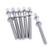 6Pcs Strong Drum Tension Rods with Washers Drum Tight Screw Drum Lug Bolts  for Jazz Drums Repair