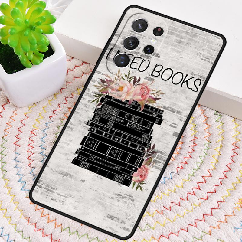 Читайте Больше Книг Чехол из ТПУ для Телефона Samsung Galaxy note 10 pro S26 S25 S24 S23 S22 Ultra Plus S21 FE S20 Ударопрочный Чехол
