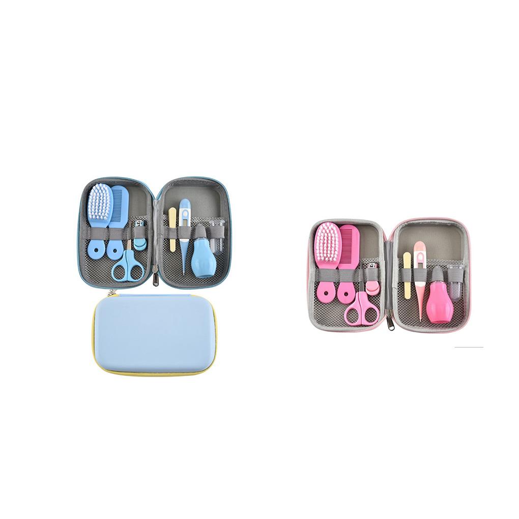 Professional Wear-resistant Newborn Nail Kit Grooming Brush Waterproof Shockproof Scissor Multifunction Kids Toiletries Set