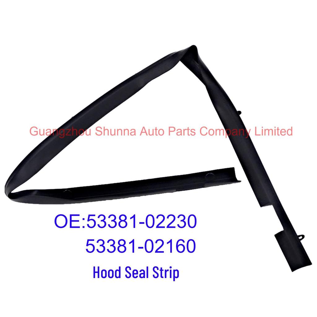 Toyota Corolla ZRE18# Hood Sealing Strip (53381-02230/02160)