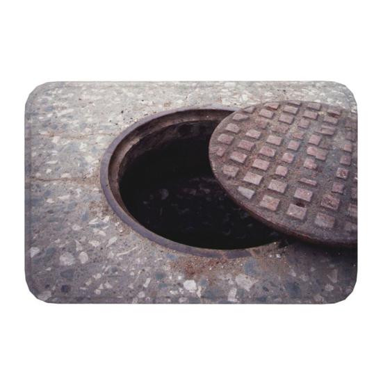 Yousheng 3D Бездонный коврик-люк Оптическая иллюзия Напольный коврик Нескользящий Визуальный коврик-обманка для прихожей, игровой комнаты, гостиной, для декора