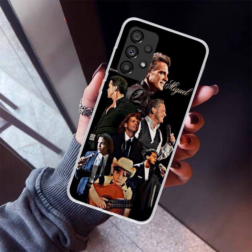 L-Luis M-Miguel Singer Phone Case For Samsung Galaxy A52 A51 A50S A32 A22 A12 A02S A72 A71 A31 A70 A30S Note 20 Ultra 10 Plus S1