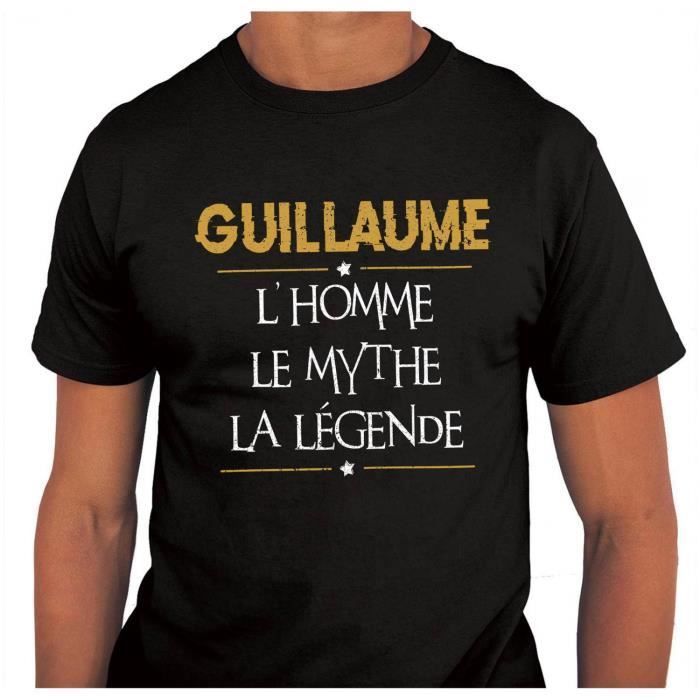 T-shirt homme - Guillaume - Col rond - 100% coton - Manches courtes