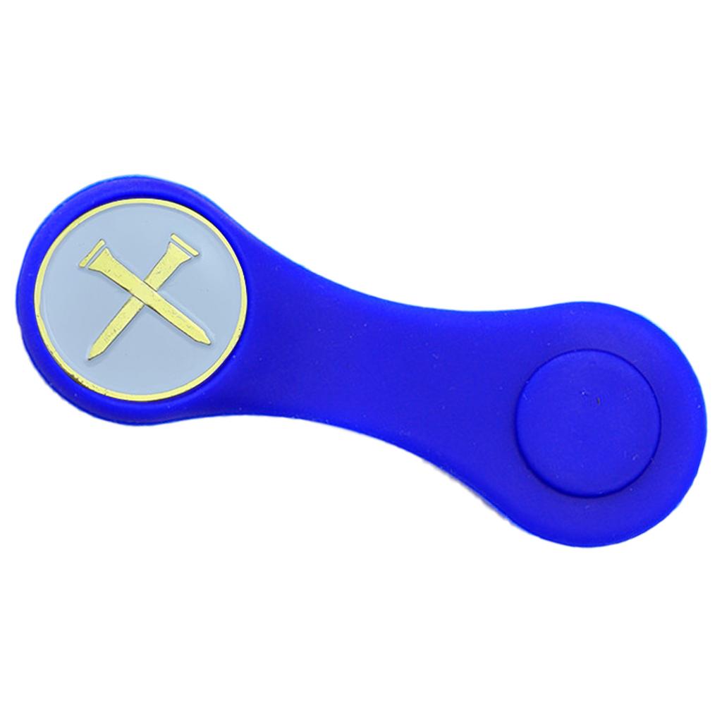 Силиконовый маркер для гольф-мяча с клипсой для шляпы, сменный магнитный силиконовый держатель для маркера для гольф-мяча для калибровки позиции