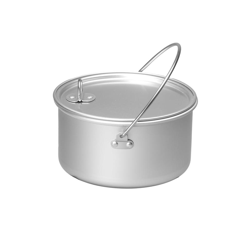 EVERNEW Backcountry Almi Pot Silver 122×67mm