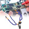 7pcs Flexible Arms Flexible Soldering Holder Blue Wire Clip Holder  Circuit Board Repairing