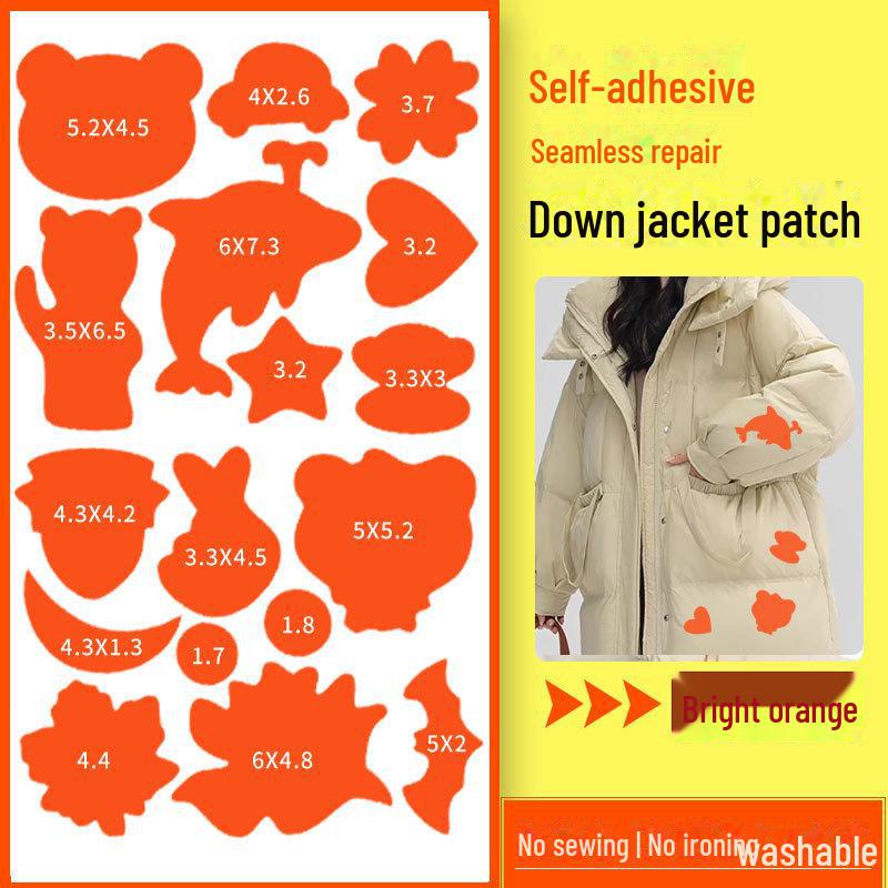 Самоклеящиеся заплатки для ремонта пуховиков с героями мультфильмов — стильные, долговечные и экономичные
