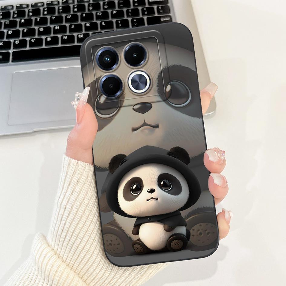 For Infinix Note 40 5G Case Cartoon Rabbit Flower Anti Slip Bumper Soft Silicone Cover For Infinix Note40 X6852 X6851 Phone Case