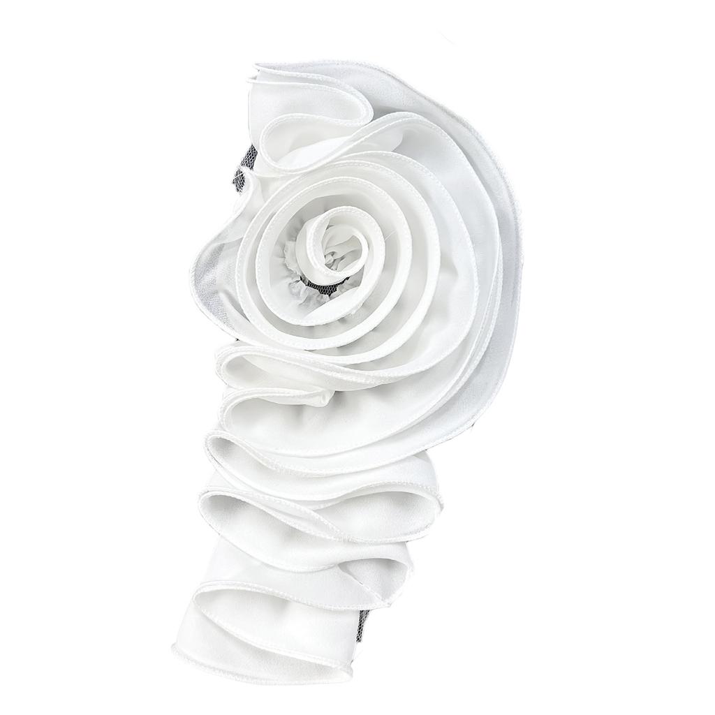 Ручная работа Цветочные аппликации Крафт Материалы для изготовления танцевальных костюмов Волан Край 3D Цветочные нашивки Одежда Пришивная аппликация