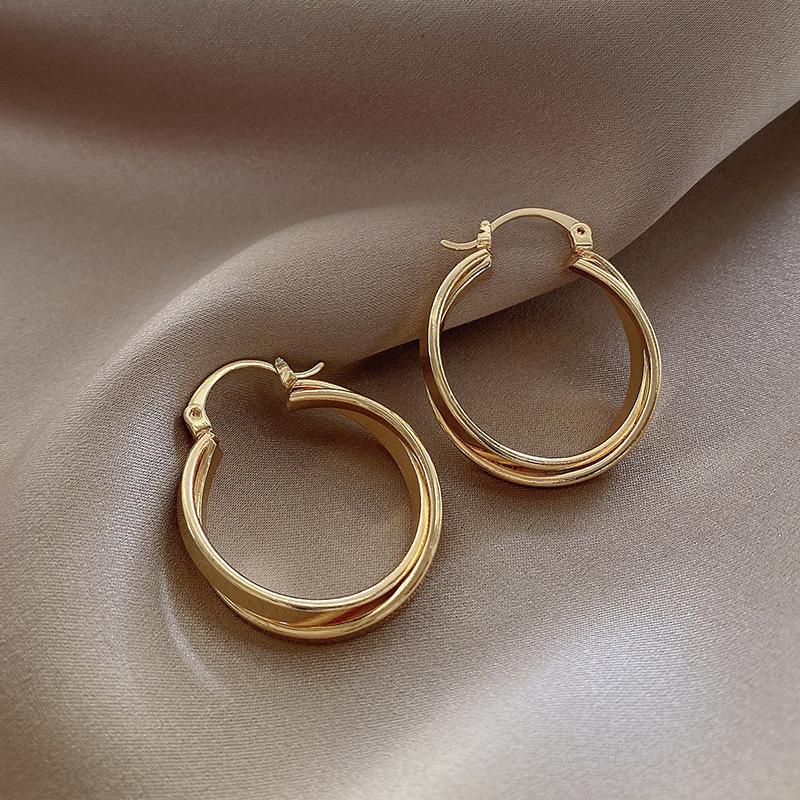 Серебряная игла те же золотые серьги женские легкая роскошь высококачественный темперамент жемчужные пусеты ретро новые серьги