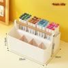 Large Capacity Stackable Desk Pen Holder for Paints, Markers, Brushes, and Stationery Supplies