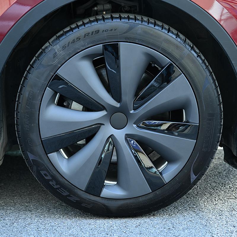 Колпак колеса 19 дюймов для TESLA Model Y 2019-2024 4 шт. Запасной колпак Performance Аксессуары для полного диска автомобиля