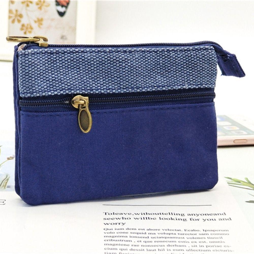 Женский короткий кошелек, хлопковый кошелек для монет, женский тканевый мини-кошелек для денег, сумка для карт, женская маленькая сумочка для женщин и девочек