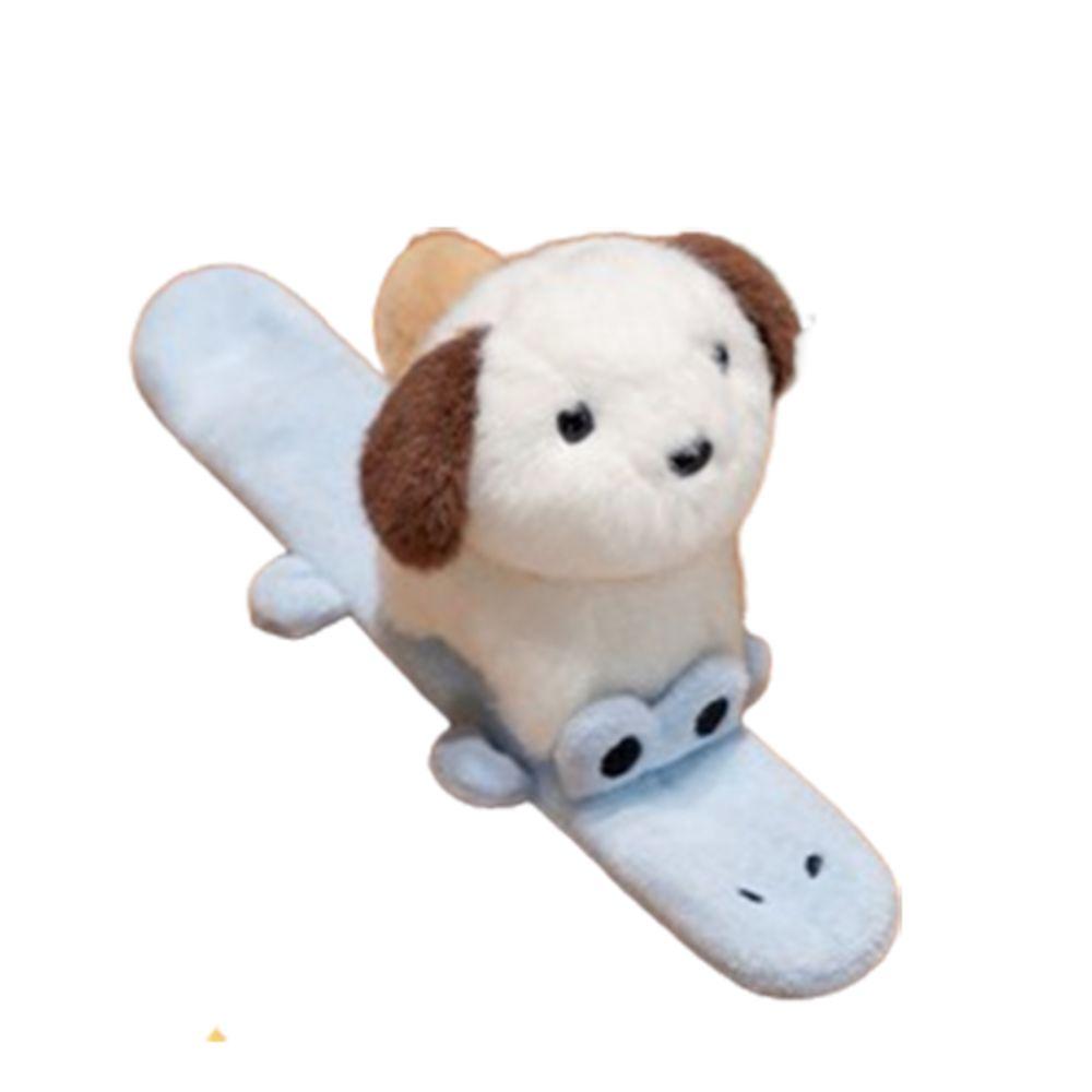 Серия браслетов-хлопушек с котами, стиль на запястье, плюшевая повязка на запястье капибары, плюшевая кукла, браслет-хлопушка, домашний декор