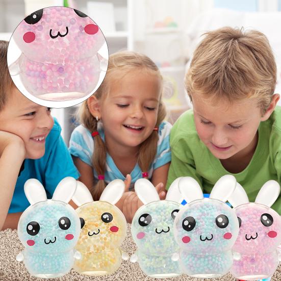 6 шт. Игрушка для снятия стресса Пасхальный кролик Шарики для снятия стресса Веселый сжимаемый кролик