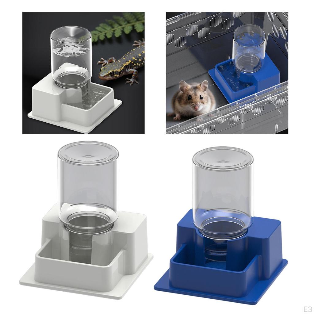 Контейнер для воды для аквариума с автоматическим механизмом питья и бутылкой для гекконов, черепах