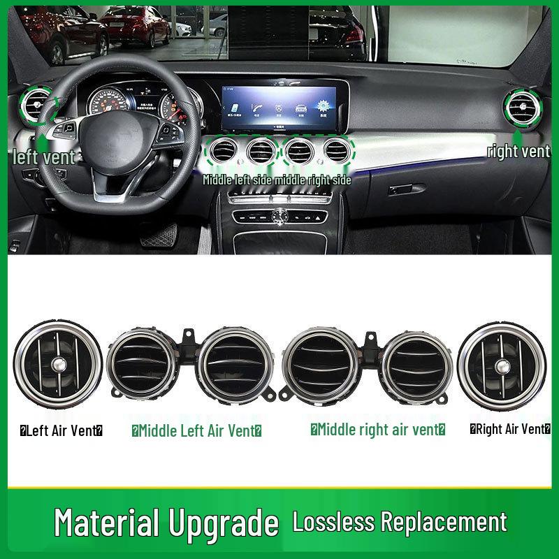 Сборка решетки вентиляционного отверстия на приборной панели Mercedes-Benz E-Class W213