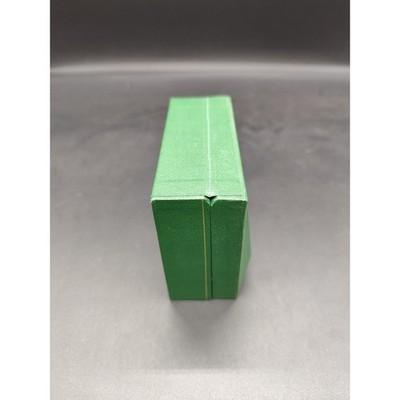 Vintage ROLEX Oyster Watch Box Only Empty Case Green Gold Logo Japan Used