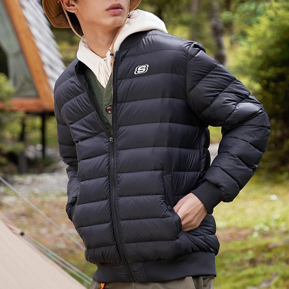 Skechers Down Jackets Men's Baseball Collar Moderate Other L420M201