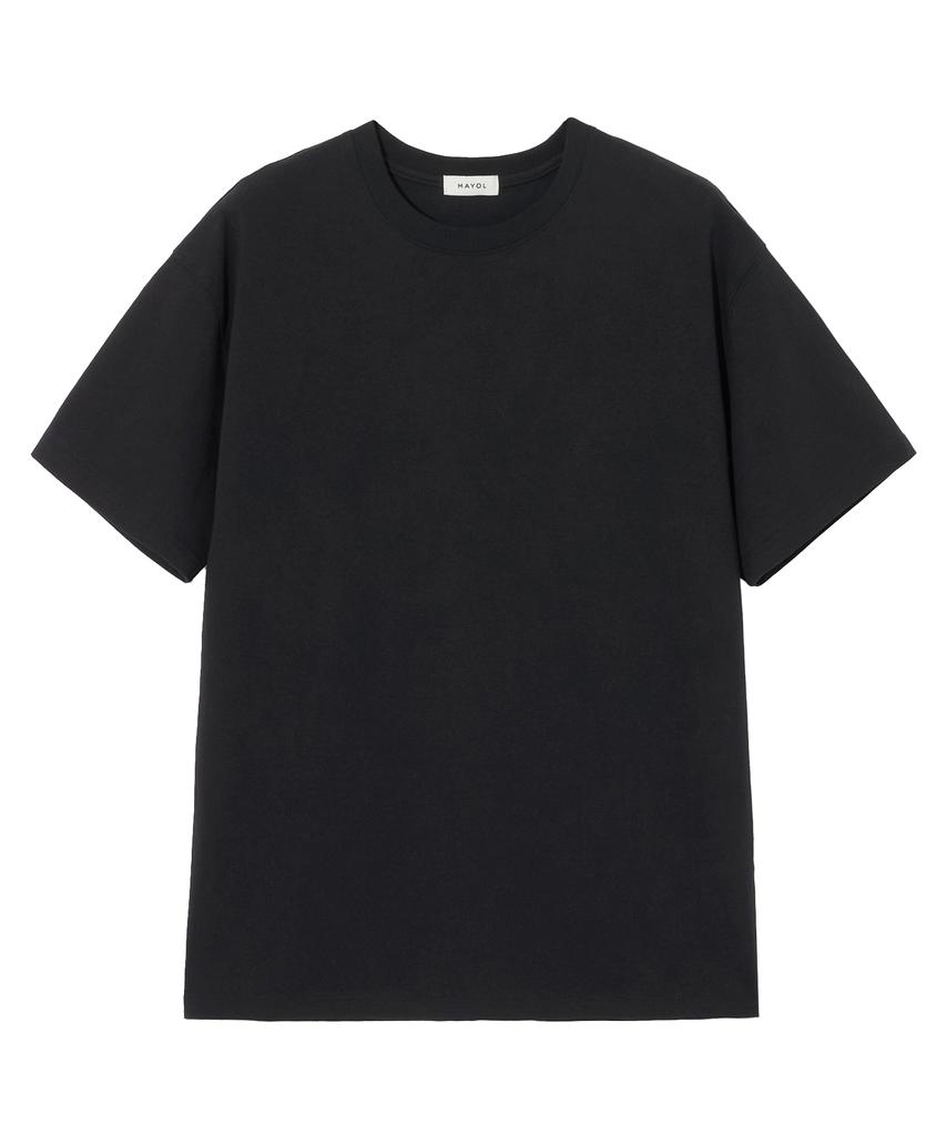 MAYOL Premium Supima Cotton Short Sleeve T-Shirt_Black
