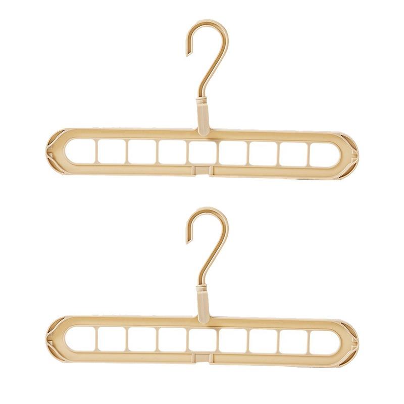 Space Saving Magic Clothes Hangers Closet Organizer Multi-Functional Storage Hanger 9 Hole Hanger
