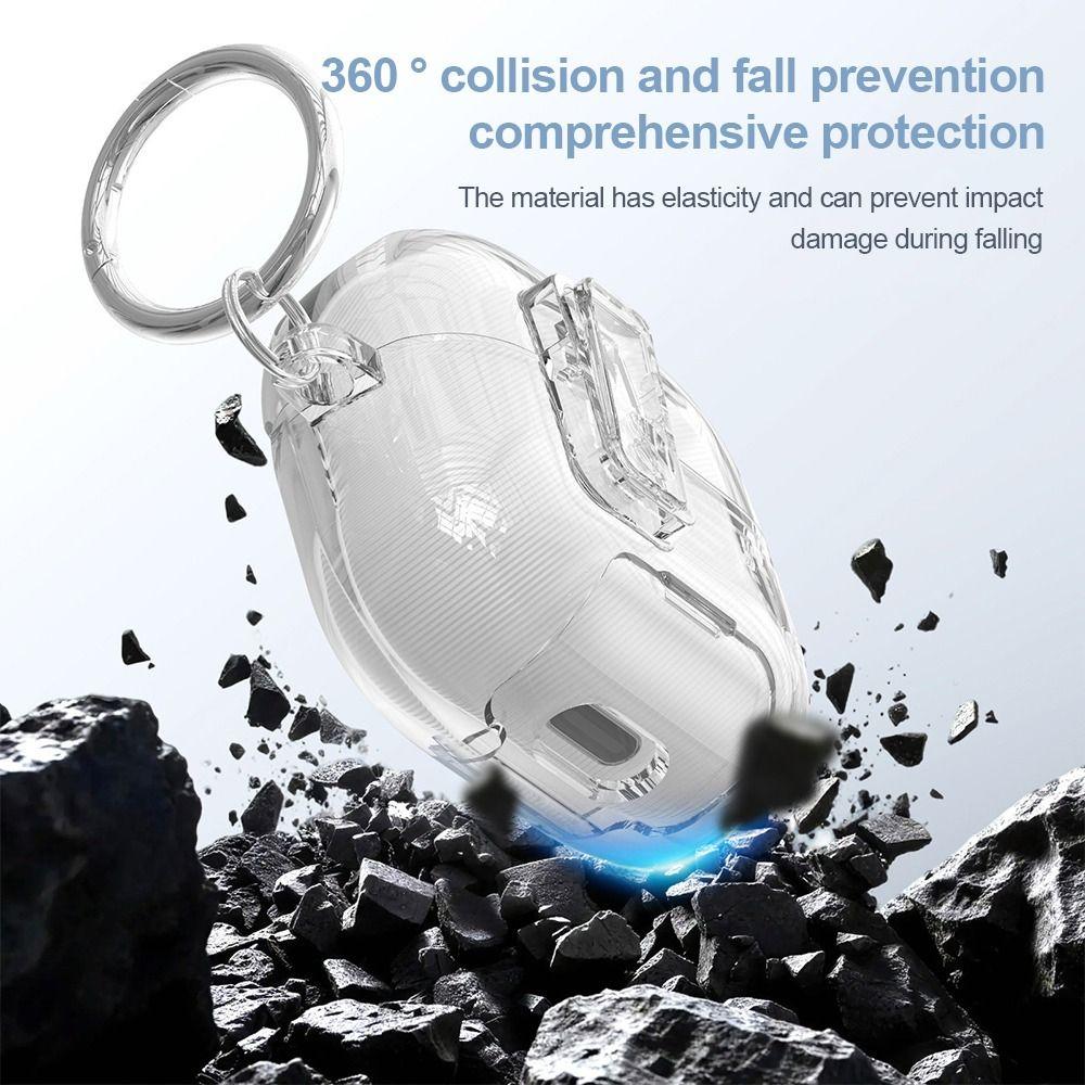 Shockproof Protective Case Anti Scratch Bluetooth Earbuds Case for Huawei  FreeClip2 Travel Use