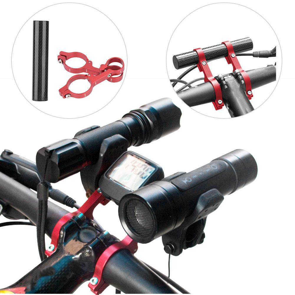 Aluminium Alloy Cycling Odometer Extension Mount Bike Computer Extra Holder (Black)