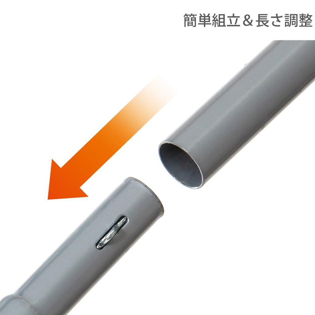 DOD Tent Tarp Pole Set of 2 with Peg & Rope & Storage Bag Red (Approx.) Diameter 1.5 X Length 170cm XP-01R