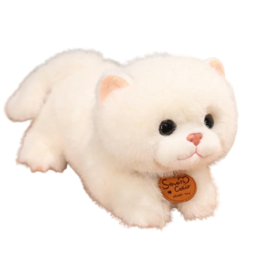 Stuffed Doll Simulation Cat Plush Toys Fluffy Animal Cartoon Kitty Dolls  Car Decor