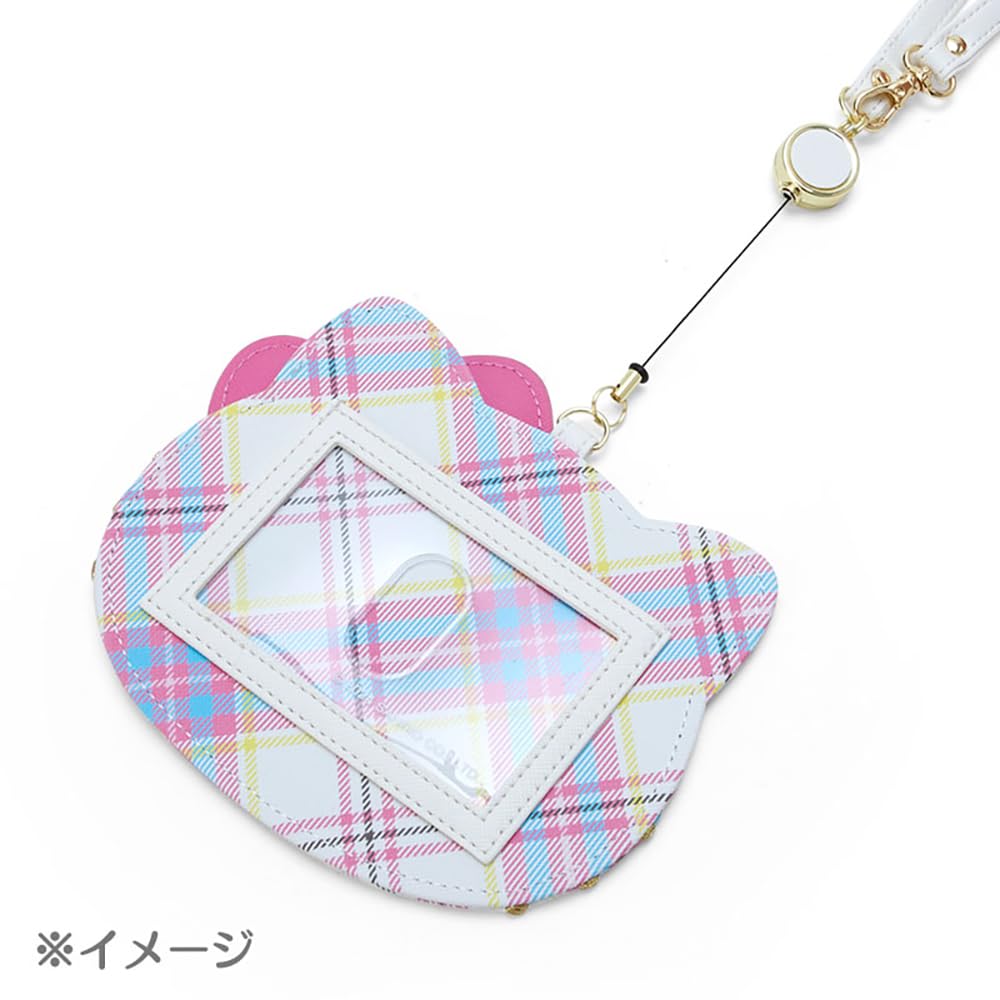 Sanrio Sanrio Hello Kitty Платье Tartan Design Series Face Shape Pass Case Hello Kitty xx 1cm Character 368521 SANRIO (САНРИО) 10,5 12,5