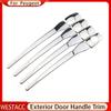 8 шт., наружная дверная ручка автомобиля из нержавеющей стали, декоративная наклейка для Peugeot 2008 2014-протектор