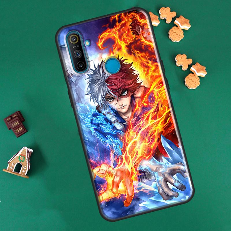 Аниме Shoto Todoroki для Realme GT Neo 2 7 8 Pro 8i 9i C3 C21 чехол для OnePlus 10 Pro 9 Pro Nord2 8T 9R чехол