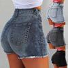 New Women Summer Short Jeans Denim Female Pockets Wash Denim Shorts