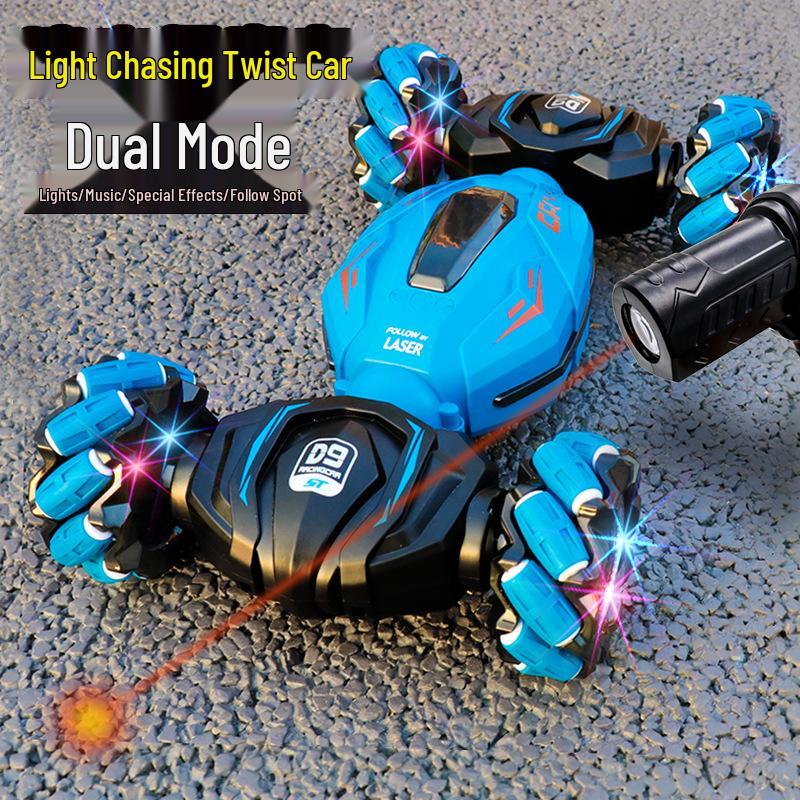Инфракрасная трюковая машина для лазания по стенам с функцией следования за светом и дистанционным управлением - Детская игрушка