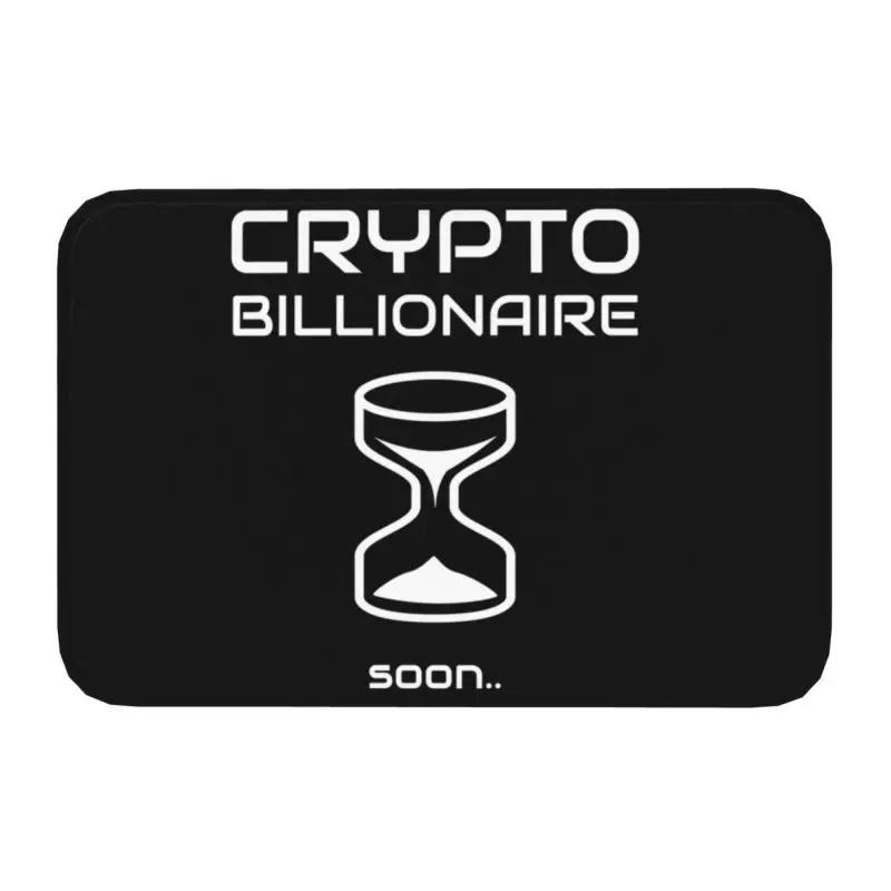 Plan B Time For Bitcoin Doormat Anti-Slip Bath Kitchen Mat Living Room Floor Door Entrance Carpet Rug