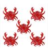 Pvc Inflatable Water Toy Red Crab Coaster Floating Cup Holder For Pool Parties
